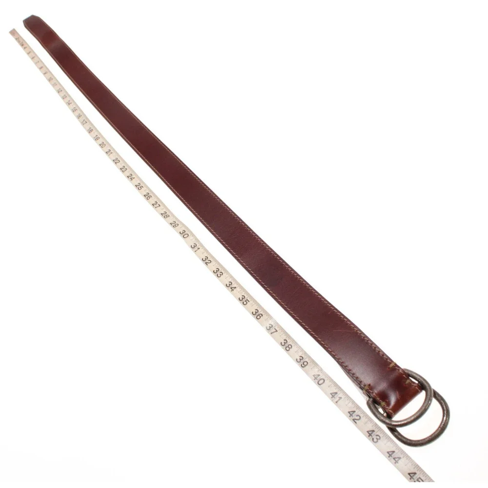 Torino Leather Company NWT Classic Belt Size 36 US in Solid Brown Leather